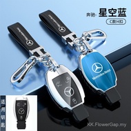 Mercedes-Benz metal colorful key cover suitable for A180 C200 E-Class E300L GLK GLC GLE GLS G-Class,