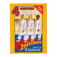 ทรีโควชิ ผงแซฟฟรอน จากอิตาลี 4 x 0.15g แผ่น - Italian Saffron Powder 0.6g (4 x 0.15g) marca 3 Cuochi