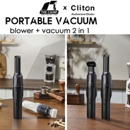 Cliton Portable Vacuum Cleaner for Coffee Powder Blower Expresso Machine Suction and Blowing Car Min