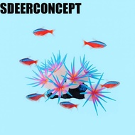 SDEERCONCEPT Artificial Coral, Silicone Non-Toxic Simulation Anemones, Desktop Adornment Soft Decora