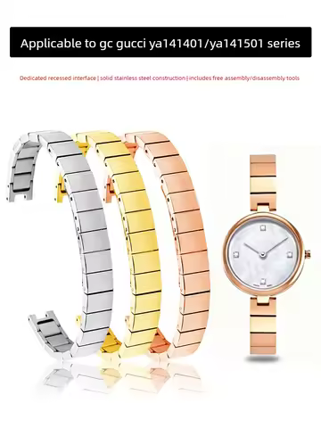 Stainless Steel Watch Strap Is Suitable for GC Gucci Women's Watch YA141401 YA141501 Series Gucci Sp