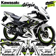Decal Sticker Striping Ori NINJA RR 150 SE 2012 PUTIH - Ninja Rr SE Putih 2012 /NINJA RR Racing Vari