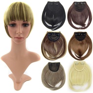 Black Brown Blonde Fake Fringe Clip In Bangs Hair Extensions Wigs