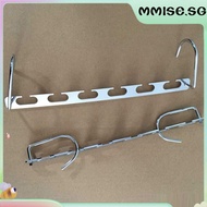 [mmise.sg] 2/4/6pcs Stainless Iron Closet Hook Cloth Hanger Wardrobe Organizer Space Saver