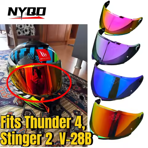 MT Replacement Face Shield FOR Model THUNDER 4 SV Helmet MT-V-28B Helmet Lens Original MT Visors Par