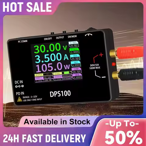 DPS100 Pocket Laboratory DC Power Supply 30V 5A 100W Adjustable Voltage Regulator Bench Switching PD