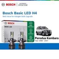 BOSCH BASIC LED H4 Halogen Headlight Retrofit Bulb for Perodua Kembara Year 1998 - 2007