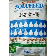 Baja Water Soluble CCB Solufeed 21:21:21+TE (Subur) Repack 500gm