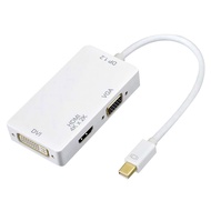 (OPSC) DP to -Compatible VGA DVI Adapter Displayport to -Compatible Two 1080P Adapter 3 in 1 Display
