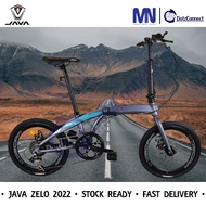 Java Zelo 2022 Folding Bike 20" Shimano 7 Speed [ NEW COLOUR ] [ STOCK READY ]