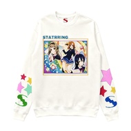 The 7th Clothing.Straw StrawSmell LOVE LIVE LOVE Scene Two-Dimensional Anime Printed Sweatshirt