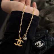 chanel 26p鑽石雙c 吊墜項鍊