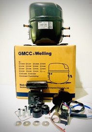 GMCC คอมเพรสเซอร์ตู้แช่ /HITACHIเดิม รุ่น FH3014-SY (1/2HP) น้ำยา R134a สามารถใช้แทนคอม AE4440 AE241