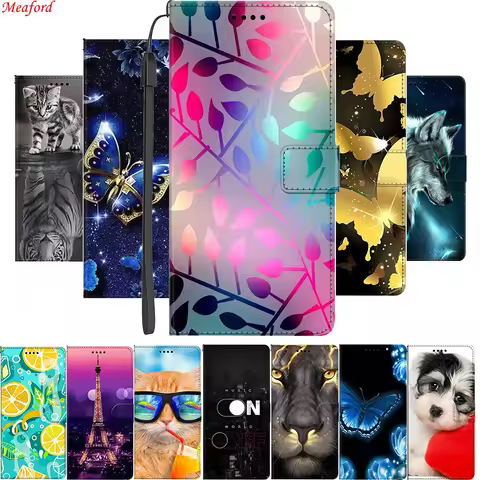 For Realme C25 C25s Case Flip Wallet Magnet Leather Cases For Realme C21 C21Y Realme C21Y Phone Case