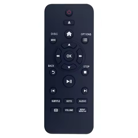 Compatible with Philips DVD players DVP3005/78 DVP2880/55 DVP3864K DVP3868G DVP3850G remote control 