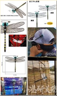 接受預訂Preorders日本公司推出「防蚊蜻蜓掛飾」靠逼真造型嚇走蚊蟲。大蜻蜓掛飾造型逼真。夏日戶外活動，不免遇上蚊蟲叮咬，日本一家公司推出了一款防蚊蜻蜓掛飾，用家們表示產品很有效。據悉，該家公司推