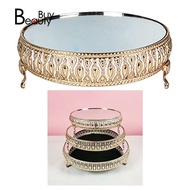 Gold Crystal Metal Wedding Cake Stand Modern Cake Stands Plate Rack Set Festival Party Display Tray Cake Stand Holder