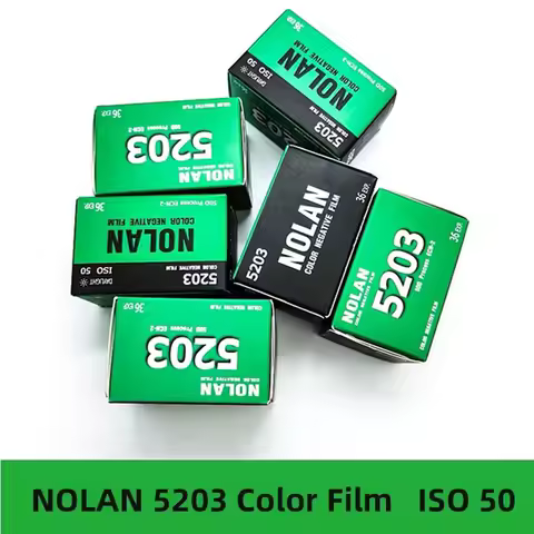 1/2/3/5 Roll Nolan 5203 135 Color Film Roll Negative Film ECN2 Processing Iso 50 36EXP/Roll For Koda