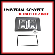 Universal Convert 10" To 7" Android Double Din Player Casing 10 Inch To 7 Inch