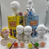 3 Colors DIY Fluid Bear Keychain Handmade Violent Bear Fluid Painting Toys Kids Children