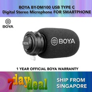 BOYA BY-DM100 Stereo Cardioid Condenser Microphone (For Type C Devices)
