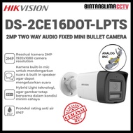 DS-2CE16D0T-LPTS - Hikvision Outdoor 2MP Camera Two Way Audio