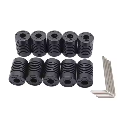 10Pcs Plastic Glass Fiber Shaft Couplings 6-6 4-4 8-8 5-5 Fiberglass E6B2-CWZ6C Coupling