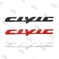 ZR For Honda CIVIC Emblem Logo For Honda CIVIC FD FC Car Accessories