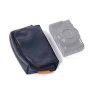 Inner case for SONY VLOGCAM ZV-1F ZV-1, Leather Camera Case for SONY ZV1, with Storage for SONY DSC-RX100M7 / FUJIFILM XF10 / G7 X Mark III, Dark Blue [Japan Product][日本产品]
