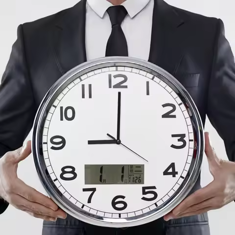 Lcd Display Wall Clock Digital Calendar Clock Temperature Lunar Perpetual Calendar For Home Office H