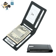 Kulit Lembu Dompet Carbon Fiber Design Men Wallet Original RFID Blocking Slim Leather Wallet With Clip Men ID Card Holder Untuk Coin Purse Cluth dompet lelaki kulit beg duit