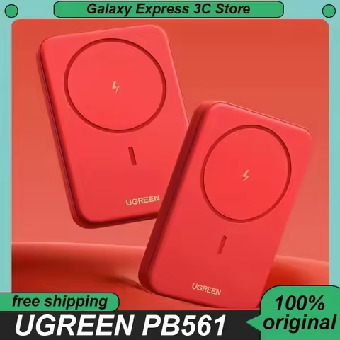 New UGREEN PB561 Magnetic Wireless Power Bank 10000mAh Large Capacity PowerBank iphone16 Chargers Cu