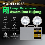 Emergency light twinhead rechargeable emergency lamp LED lights