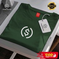 Distro Trader Crypto USD Cotton 20S T-Shirt - Super Comfortable & Soft Unisex Original Premium Quali