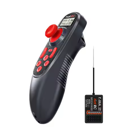 Huahang HOTRC DS600 six channel remote control single handed control lawn mower spraying DIY equipme