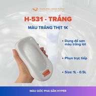 HYPER motorbike paint white (Super white - Code: H-531) - 1Liter