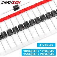 4 Values 10SQ045 12SQ045 15SQ045 20SQ045 Schottky Barrier Diode R-6 10A 12A 15A 20A 45V Axial for So