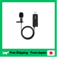 FIFINE USB Pin Microphone Mini Clip Microphone Condenser Microphone Unidirectional with earphone jack PC Microphone Net Calling Live Game Live Streaming Recording Telecommuting Windows/Mac Compatible K053