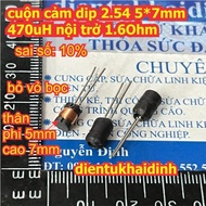 20pcs 2.54 pin dip coil inductor 5*7mm 470uH (pack of 20) kde2280