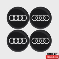 Audi | 4pcs 56/60/65mm Metal Emblem Car Wheel Hub Cap Badge Logo Sticker For Audi A3 A4 A4L A5 B3 B4