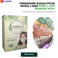 1 Box Freshcare Eucalyptus Patch + 1 Pcs Masker Kf94 - Sticker Pengharum Masker Karakter Eucalyptus Patch