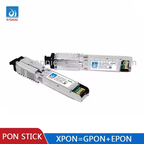 HSGQ V8 Xpon ONU Stick1.25G/2.5G SFP Pon Stick With MAC PPPoE IPoE HGU SC Connector 1310/1490nm 20KM