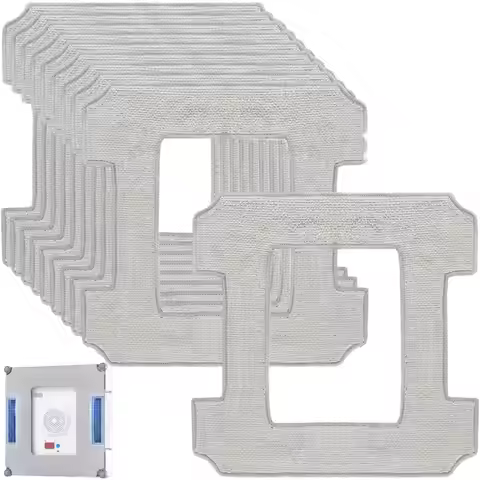 Cleaning Pads for Ecovacs Winbot W1 Pro / W1 / W2 Omni / W2 Robot, Replacement Mop for Ecovacs, Micr