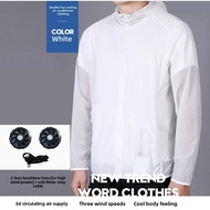 Air Conditioning Fan Clothing Fishing Clothing in Summer Fishing Jacket with Fans