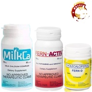 NEW2023✇☸☒I Fern TRIO Milka (60 tablets,   Fern Active ( 60 Tablets ) and  Fern D 1000 iuuu( 60 soft