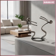 [BububuMY] Single Vino Bottle Holder Metal Tabletop Vino Freestanding Deer Wine Rack