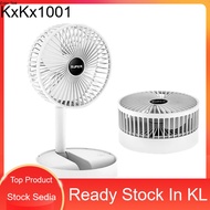 Mini Fan Adjustable Mini Fan Kipas Kecil Cooling Handy Desk Home Office Table Battery USB Rechargeab