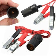 [FAIRLAND] 12V Car   Socket Adapter Socket Cable + Battery Clamp