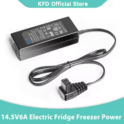 KFD 14.5V6A Cool Box Replacement Charger for Waeco CF-18 Compressor, Dometic, Alpicool, ARB, ICECO E