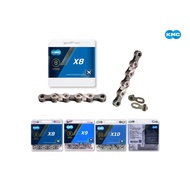 Bicycle Chain KMC X8 / X9 / X10 / X11 116L (FULLBOX)